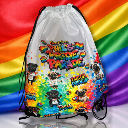 🌈 Phil’s Pride Parade Drawstring Rucksack - Limited Edition 2026