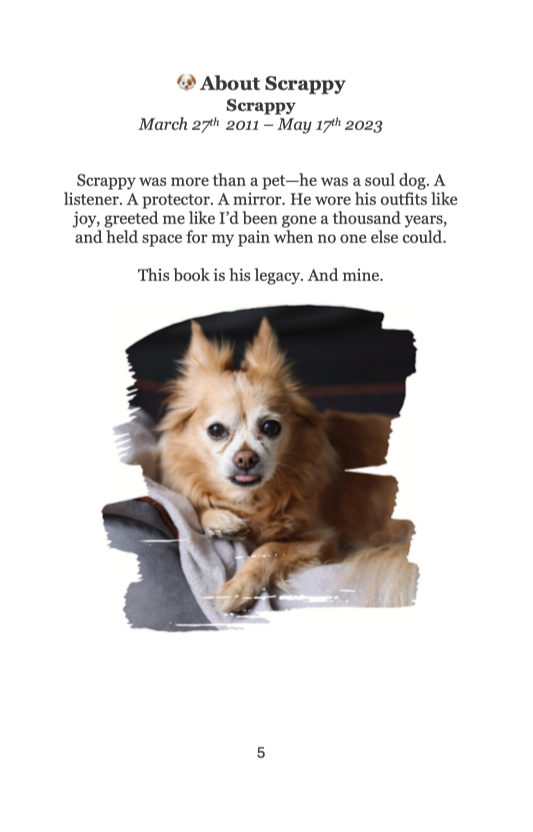 Scrappy: A Soul Dog’s Legacy A Grief Companion for Dog Lovers Paperback