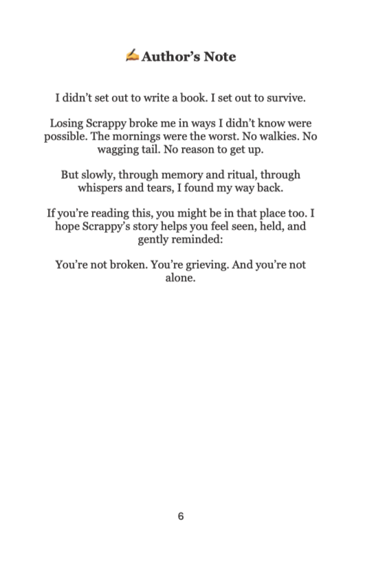 Scrappy: A Soul Dog’s Legacy A Grief Companion for Dog Lovers Paperback